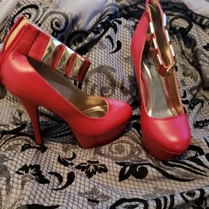 Adorable Red High Heels